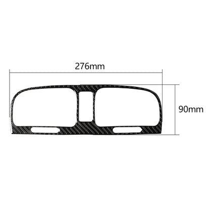 คาร์บอนไฟเบอร์รถกลาง Air Outlet สติกเกอร์ตกแต่งสำหรับ Volkswagen Golf 6 2008-2012, Middle Air Outlet