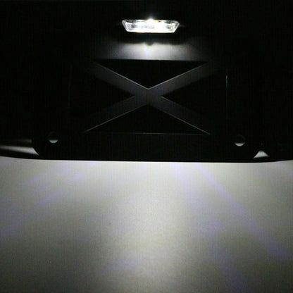 รถจักรยานยนต์ American Cruise Retro ผู้ถือป้ายทะเบียนพร้อมไฟ, License Plate Holder