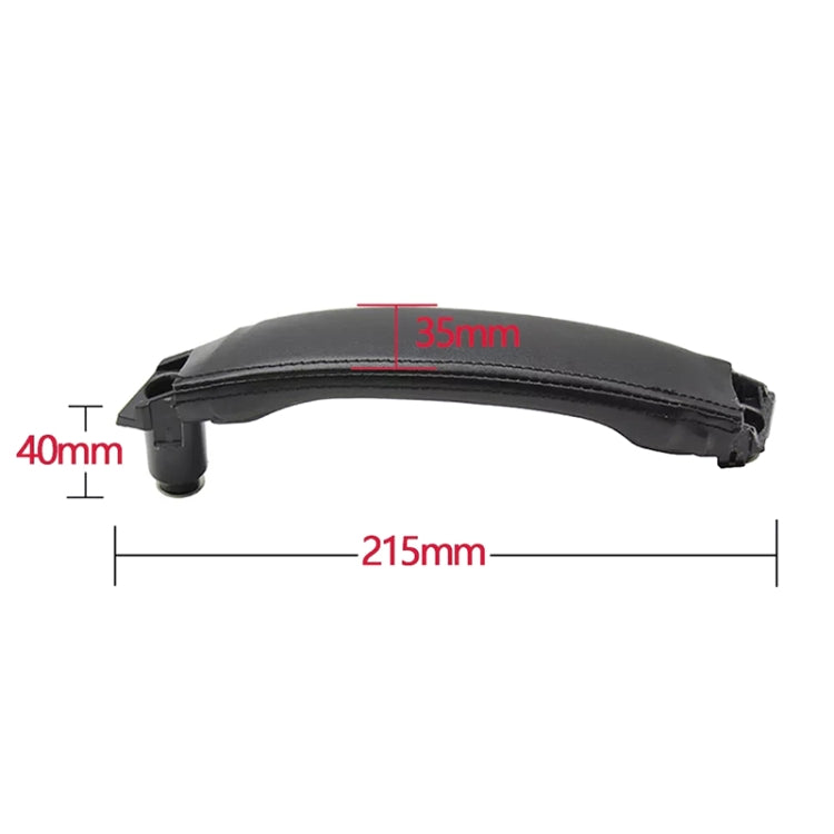 สำหรับ Land Rover Discovery 2015-2019 รถ Frosted ภายในประตูซ้าย LR076163,ขับรถซ้าย, Frosted Left Handle