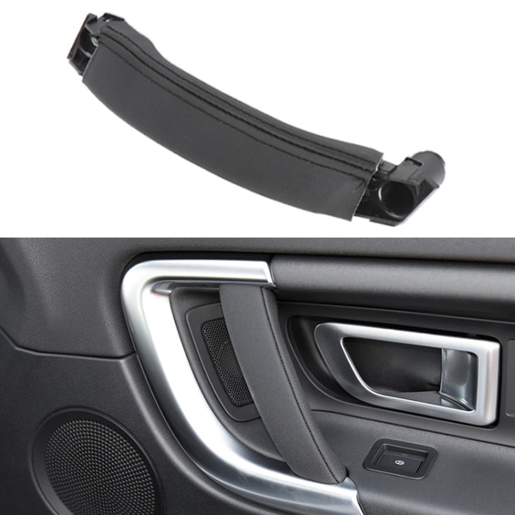 สำหรับ Land Rover Discovery 2015-2019 รถหนังภายในประตูขวา LR076163,ขับรถซ้าย, Leather Texture Right Handle