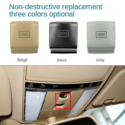 สำหรับ Mercedes-Benz W221 2006-2013 ขับรถซ้ายซันรูฟปุ่มสวิทช์โดมปุ่ม, For Mercedes-Benz W221(Black), For Mercedes-Benz W221(Grey), For Mercedes-Benz W221(Beige)