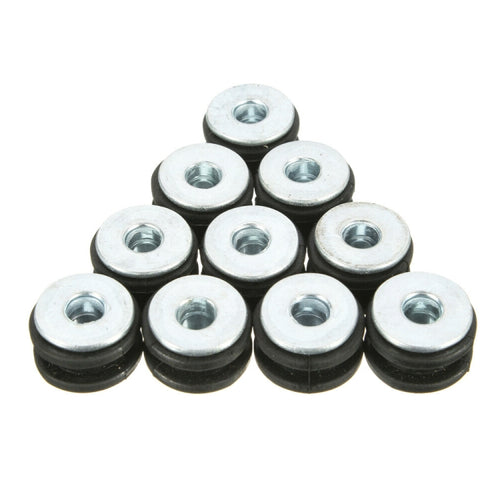 10 in 1 สำหรับรถจักรยานยนต์คาวาซากิยาง Grommets Bolt Assortment Kit, Rubber Grommets Bolt