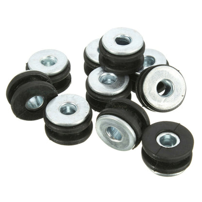 10 in 1 สำหรับรถจักรยานยนต์คาวาซากิยาง Grommets Bolt Assortment Kit, Rubber Grommets Bolt