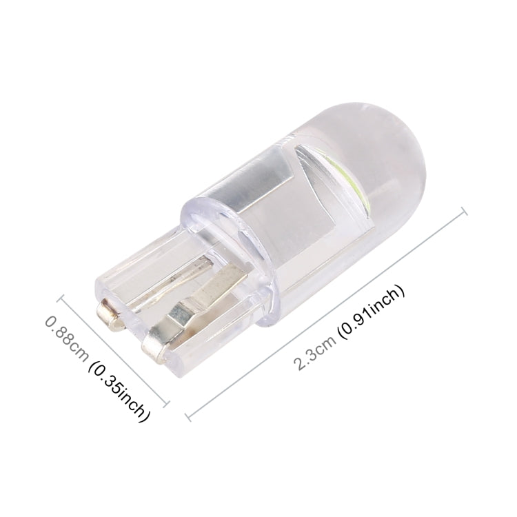 50 ชิ้น T10 DC24V / 0.36W / 0.03A รถ Clearance Light COB โคมไฟลูกปัด, DC24V (Ice Blue Light), DC24V (Blue Light), DC24V (Pink Light), DC24V (Green Light), DC24V (Red Light), DC24V (White Light), DC24V (Yellow Light)