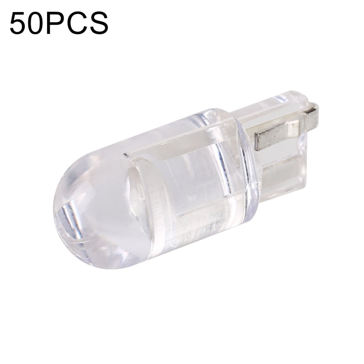 50 ชิ้น T10 DC24V / 0.36W / 0.03A รถ Clearance Light COB โคมไฟลูกปัด, DC24V (Ice Blue Light), DC24V (Blue Light), DC24V (Pink Light), DC24V (Green Light), DC24V (Red Light), DC24V (White Light), DC24V (Yellow Light)