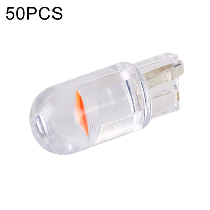 50 ชิ้น T10 DC24V / 0.36W / 0.03A รถ Clearance Light COB โคมไฟลูกปัด, DC24V (Ice Blue Light), DC24V (Blue Light), DC24V (Pink Light), DC24V (Green Light), DC24V (Red Light), DC24V (White Light), DC24V (Yellow Light)