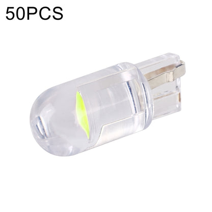 50 ชิ้น T10 DC24V / 0.36W / 0.03A รถ Clearance Light COB โคมไฟลูกปัด, DC24V (Ice Blue Light), DC24V (Blue Light), DC24V (Pink Light), DC24V (Green Light), DC24V (Red Light), DC24V (White Light), DC24V (Yellow Light)