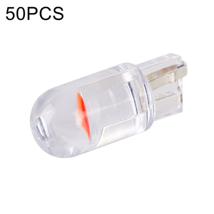 50 ชิ้น T10 DC24V / 0.36W / 0.03A รถ Clearance Light COB โคมไฟลูกปัด, DC24V (Ice Blue Light), DC24V (Blue Light), DC24V (Pink Light), DC24V (Green Light), DC24V (Red Light), DC24V (White Light), DC24V (Yellow Light)