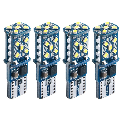 4 ชิ้น T10 DC12V / 2.52W / 0.21A / 900LM รถ Clearance Light พร้อมถอดรหัส, 4pcs T10