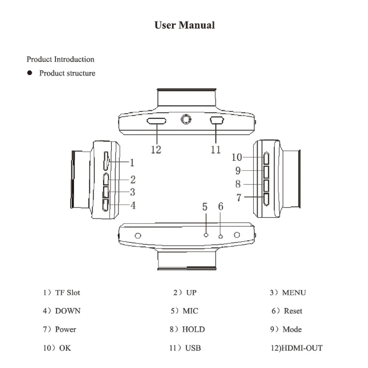F9 รถด้านหน้าและด้านหลังกล้องคู่ HD อินฟราเรด Night Vision รถเครื่องบันทึกการขับขี่, Car Front and Rear