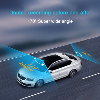 F9 รถด้านหน้าและด้านหลังกล้องคู่ HD อินฟราเรด Night Vision รถเครื่องบันทึกการขับขี่, Car Front and Rear