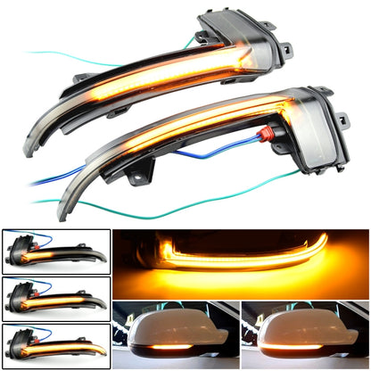 1 คู่สำหรับ Audi A4 B8.5 รถแบบไดนามิกไฟเลี้ยว LED กระจกมองหลัง Flasher น้ำ Blinker, For Audi A4 B8.5