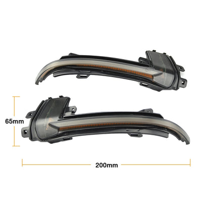 1 คู่สำหรับ Audi A4 B8.5 รถแบบไดนามิกไฟเลี้ยว LED กระจกมองหลัง Flasher น้ำ Blinker, For Audi A4 B8.5