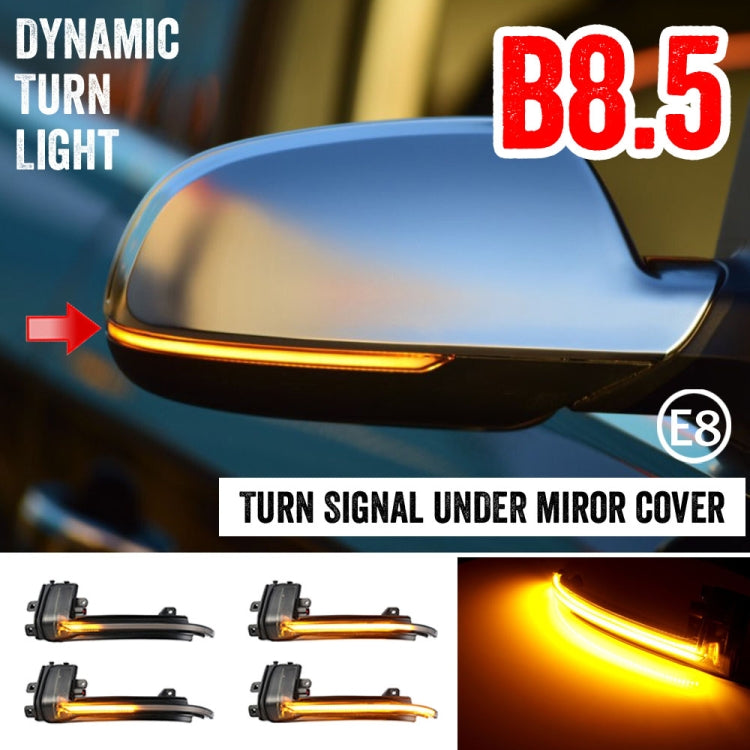 1 คู่สำหรับ Audi A4 B8.5 รถแบบไดนามิกไฟเลี้ยว LED กระจกมองหลัง Flasher น้ำ Blinker, For Audi A4 B8.5
