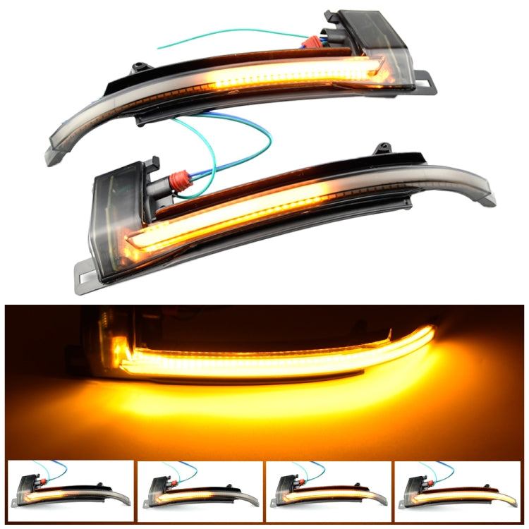 1 คู่สำหรับ Audi A4 B8 รถแบบไดนามิกไฟเลี้ยว LED กระจกมองหลัง Flasher น้ำ Blinker, For Audi A4 B8