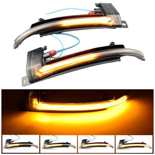 1 คู่สำหรับ Audi A4 B8 รถแบบไดนามิกไฟเลี้ยว LED กระจกมองหลัง Flasher น้ำ Blinker, For Audi A4 B8
