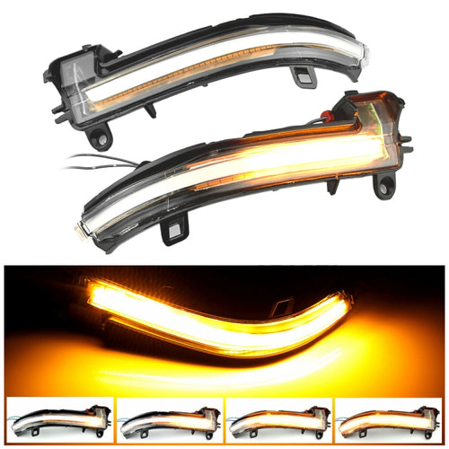 1 คู่สำหรับ BMW 3 Series F20 รถแบบไดนามิกไฟเลี้ยว LED กระจกมองหลัง Flasher น้ำ Blinker, For BMW 3 Series F20 (Transparent), For BMW 3 Series F20 (Transparent Black)