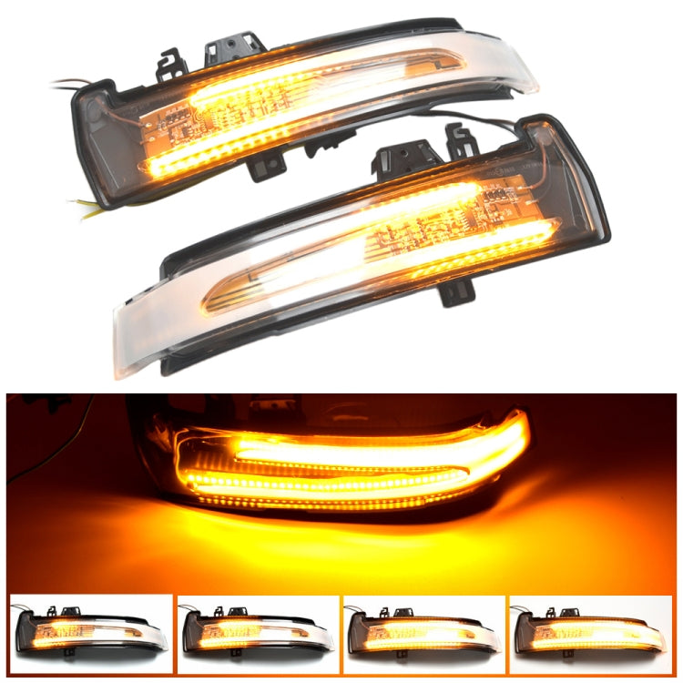 1 คู่สำหรับ Mercedes-Benz A Class W176 2013-2017 รถแบบไดนามิกไฟเลี้ยว LED กระจกมองหลัง Flasher น้ำ Blinker, For Mercedes-Benz A Class W176 2013-2017 (Transparent), For Mercedes-Benz A Class W176 2013-2017 (Transparent Black)