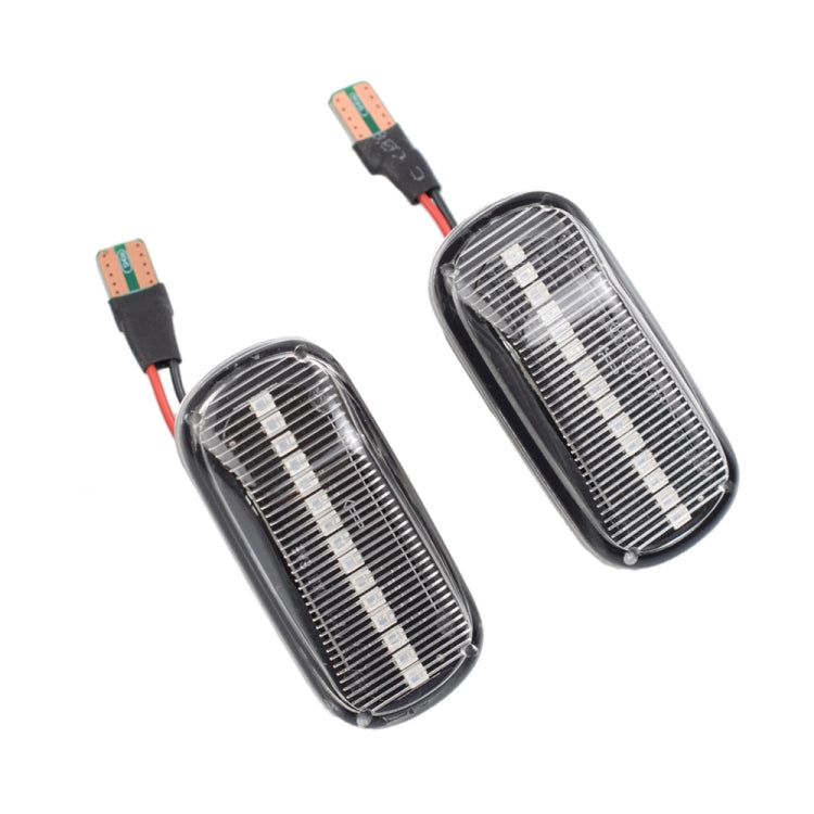 2pcs สำหรับ Honda Civic 2001-2015 รถ LED แบบไดนามิก Fender ด้านข้าง 34301-S5H-T02, For Honda Civic 2001-2015 (Transparent), For Honda Civic 2001-2015 (Transparent Black)