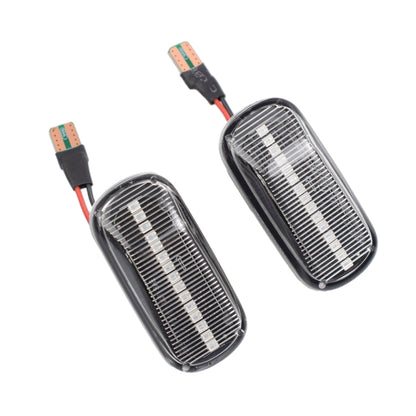 2pcs สำหรับ Honda Civic 2001-2015 รถ LED แบบไดนามิก Fender ด้านข้าง 34301-S5H-T02, For Honda Civic 2001-2015 (Transparent), For Honda Civic 2001-2015 (Transparent Black)