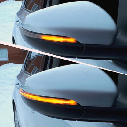 1 คู่สำหรับ Volkswagen Golf 6 MK6 รถแบบไดนามิกไฟเลี้ยว LED กระจกมองหลัง Flasher น้ำไฟกระพริบ, พร้อมรู, For Volkswagen Golf 6 MK6, with Hole