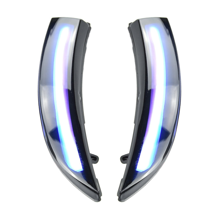 1 คู่สำหรับ Ford Fiesta 2008-2017 รถแบบไดนามิกไฟเลี้ยว LED กระจกมองหลัง Flasher น้ำ Blinker, For Ford Fiesta 2008-2017  (Blue)