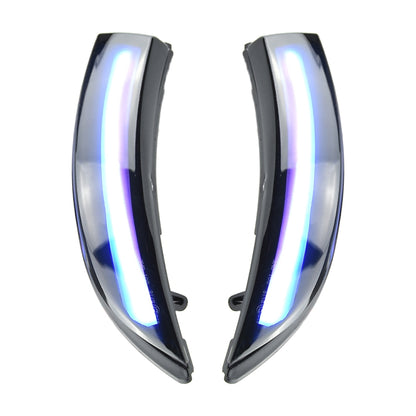 1 คู่สำหรับ Ford Fiesta 2008-2017 รถแบบไดนามิกไฟเลี้ยว LED กระจกมองหลัง Flasher น้ำ Blinker, For Ford Fiesta 2008-2017  (Blue)