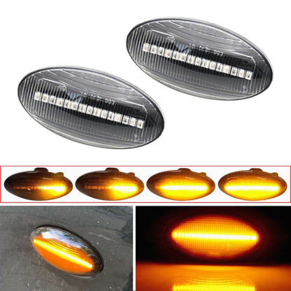 2 ชิ้นสำหรับ Suzuki Grand Vitara JT 2005-2012 รถแบบไดนามิก LED Fender ด้านข้าง, For Suzuki Grand Vitara JT 2005-2012 (Transparent), For Suzuki Grand Vitara JT 2005-2012 (Transparent Black)
