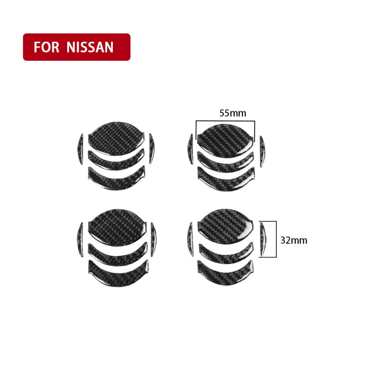 20 PCS คาร์บอนไฟเบอร์ Central Air Outlet สติกเกอร์ตกแต่งสำหรับ Nissan GTR R35 2008-2016, ซ้ายและขวาไดรฟ์ Universal, 20 PCS Central Air Outlet