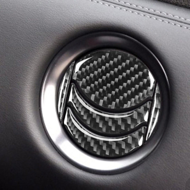 20 PCS คาร์บอนไฟเบอร์ Central Air Outlet สติกเกอร์ตกแต่งสำหรับ Nissan GTR R35 2008-2016, ซ้ายและขวาไดรฟ์ Universal, 20 PCS Central Air Outlet