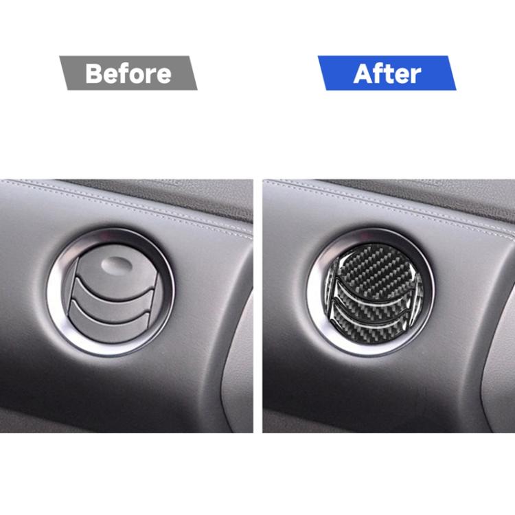 20 PCS คาร์บอนไฟเบอร์ Central Air Outlet สติกเกอร์ตกแต่งสำหรับ Nissan GTR R35 2008-2016, ซ้ายและขวาไดรฟ์ Universal, 20 PCS Central Air Outlet