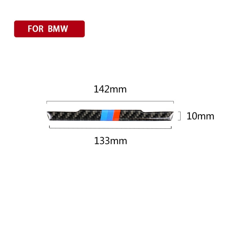 สามสีคาร์บอนไฟเบอร์รถ Central Control CD สติกเกอร์ตกแต่งสำหรับ BMW (F30) 2013-2015 / (F34) 2013-2016, Central Control CD(Three Color)