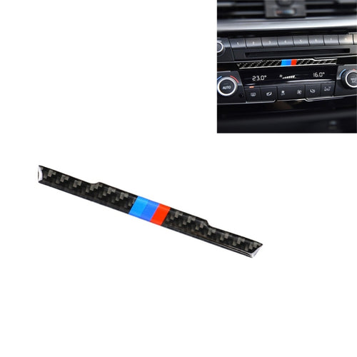 สามสีคาร์บอนไฟเบอร์รถ Central Control CD สติกเกอร์ตกแต่งสำหรับ BMW (F30) 2013-2015 / (F34) 2013-2016, Central Control CD(Three Color)