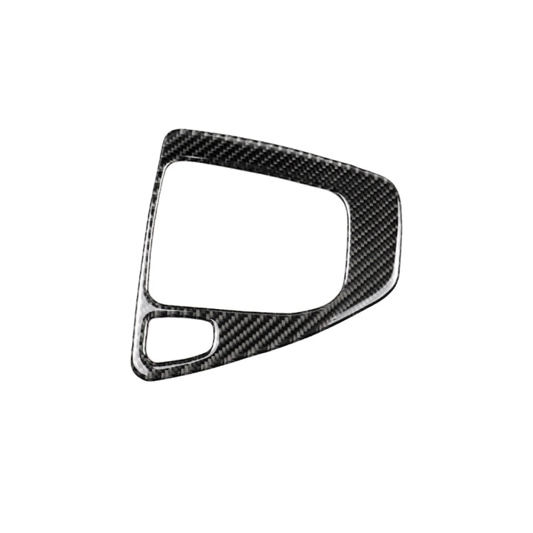 คาร์บอนไฟเบอร์รถซ้ายขับรถเกียร์แผงสติกเกอร์ตกแต่งสำหรับ BMW E90 / E92 2005-2012, เหมาะสำหรับซ้ายขับรถ, Left Driving Gear Panel