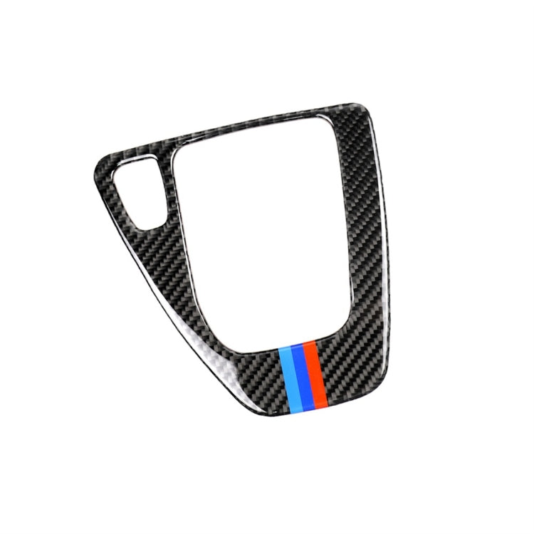 สามสีคาร์บอนไฟเบอร์รถซ้ายขับรถแผงเกียร์สติกเกอร์ตกแต่งสำหรับ BMW E90 / E92 2005-2012, เหมาะสำหรับขับรถด้านซ้าย, Left Driving Gear Panel(Three Color)