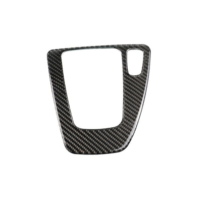 คาร์บอนไฟเบอร์รถขวาขับรถเกียร์แผงสติกเกอร์ตกแต่งสำหรับ BMW E90 / E92 2005-2012, Right Driving Gear Panel