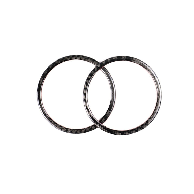 คาร์บอนไฟเบอร์รถแตรวงกลมสติกเกอร์ตกแต่งสำหรับ BMW E90 / E84 / 320i / 325i, Horn Circle