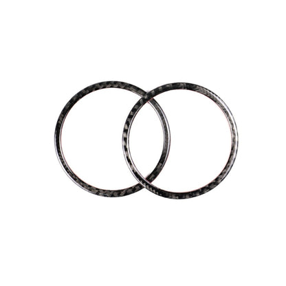 คาร์บอนไฟเบอร์รถแตรวงกลมสติกเกอร์ตกแต่งสำหรับ BMW E90 / E84 / 320i / 325i, Horn Circle