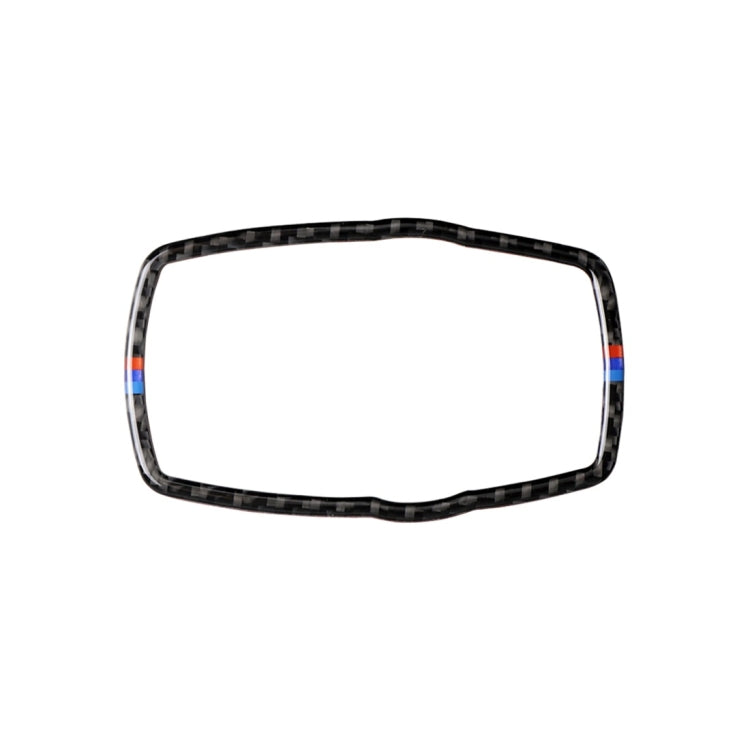 สามสีคาร์บอนไฟเบอร์รถมัลติมีเดียกรอบสติกเกอร์ตกแต่งสำหรับ BMW X3 / X4 / X5 / X6 / F07 / F10 / F15 / F16 / F20 / F25 / F26 / F30 / F34, Multimedia Frame(Three Color)