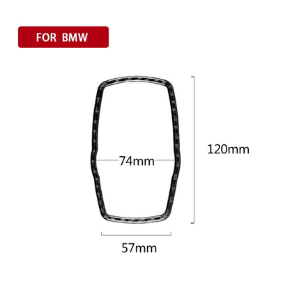 คาร์บอนไฟเบอร์รถมัลติมีเดียกรอบตกแต่งสติกเกอร์สำหรับ BMW X3 / X4 / X5 / X6 / F07 / F10 / F15 / F16 / F20 / F25 / F26 / F30 / F34, Multimedia Frame