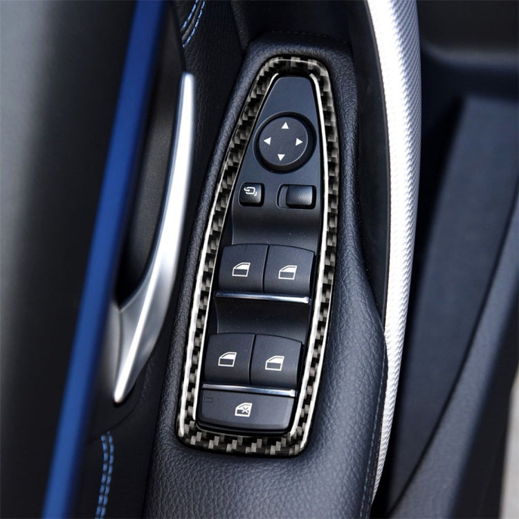 คาร์บอนไฟเบอร์รถยกแผงสติกเกอร์ตกแต่งสำหรับ BMW F20 / F21 2012-2016 / F30 2013-2015 / F34 2013-2016, Lifting Panel