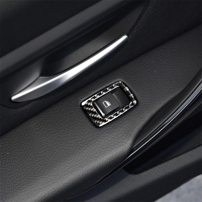 คาร์บอนไฟเบอร์รถยกแผงสติกเกอร์ตกแต่งสำหรับ BMW F20 / F21 2012-2016 / F30 2013-2015 / F34 2013-2016, Lifting Panel