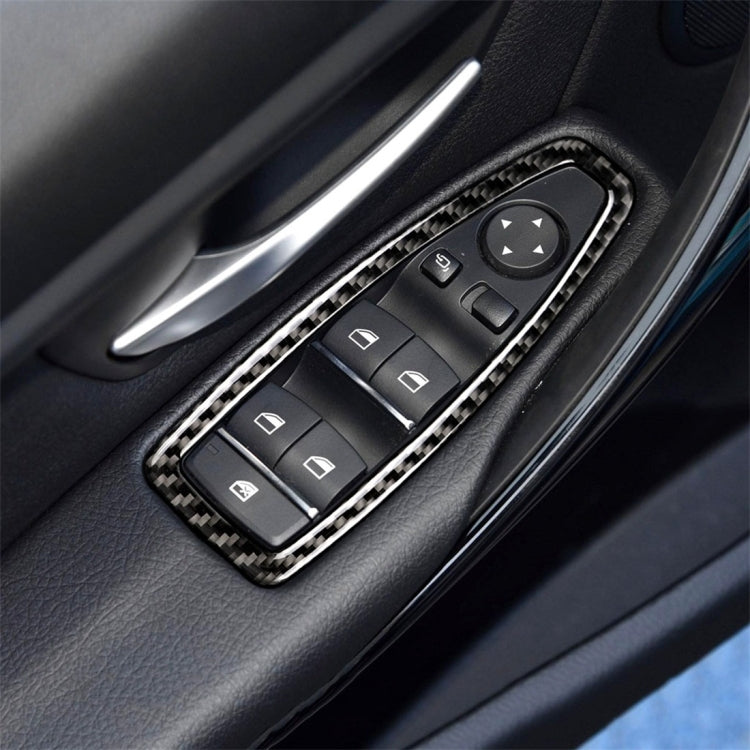 คาร์บอนไฟเบอร์รถยกแผงสติกเกอร์ตกแต่งสำหรับ BMW F20 / F21 2012-2016 / F30 2013-2015 / F34 2013-2016, Lifting Panel