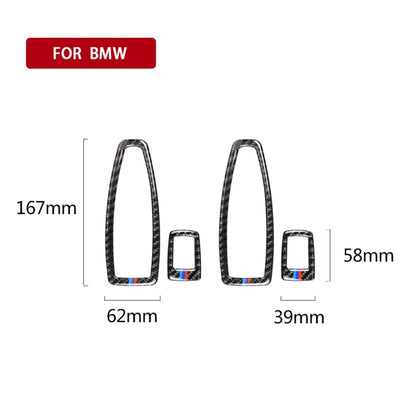 สามสีรถคาร์บอนไฟเบอร์ยกแผงสติกเกอร์ตกแต่งสำหรับ BMW F20 / F21 2012-2016 / F30 2013-2015 / F34 2013-2016, Lifting Panel(Three Color)