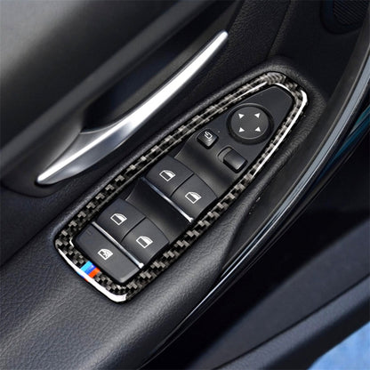 สามสีรถคาร์บอนไฟเบอร์ยกแผงสติกเกอร์ตกแต่งสำหรับ BMW F20 / F21 2012-2016 / F30 2013-2015 / F34 2013-2016, Lifting Panel(Three Color)