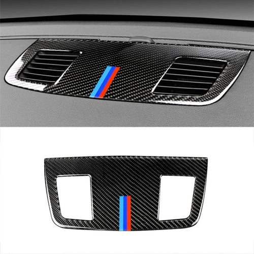 สามสีคาร์บอนไฟเบอร์รถเครื่องมือขนาดใหญ่ Outlet ตกแต่งสติกเกอร์สำหรับ BMW E90 2005-2012, Instrument Large Outlet(Three Color)