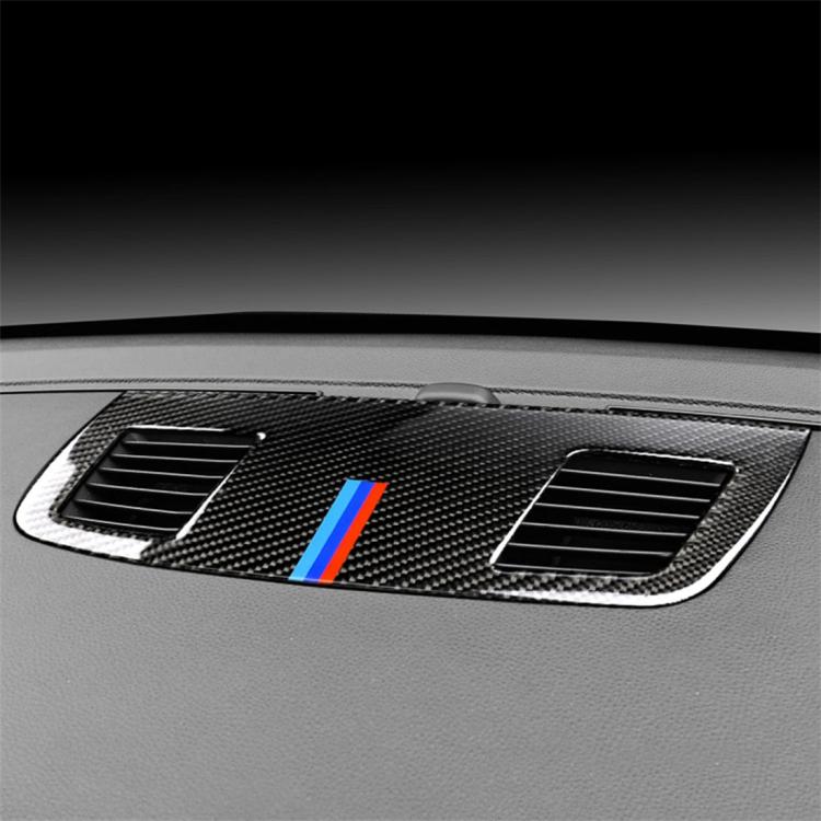 สามสีคาร์บอนไฟเบอร์รถเครื่องมือขนาดใหญ่ Outlet ตกแต่งสติกเกอร์สำหรับ BMW E90 2005-2012, Instrument Large Outlet(Three Color)