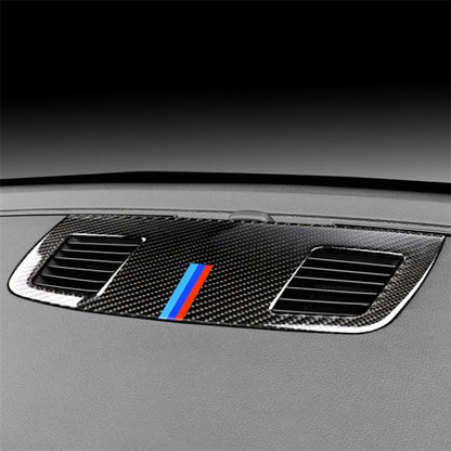 สามสีคาร์บอนไฟเบอร์รถเครื่องมือขนาดใหญ่ Outlet ตกแต่งสติกเกอร์สำหรับ BMW E90 2005-2012, Instrument Large Outlet(Three Color)