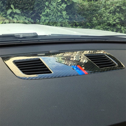 สามสีคาร์บอนไฟเบอร์รถเครื่องมือขนาดใหญ่ Outlet ตกแต่งสติกเกอร์สำหรับ BMW E90 2005-2012, Instrument Large Outlet(Three Color)