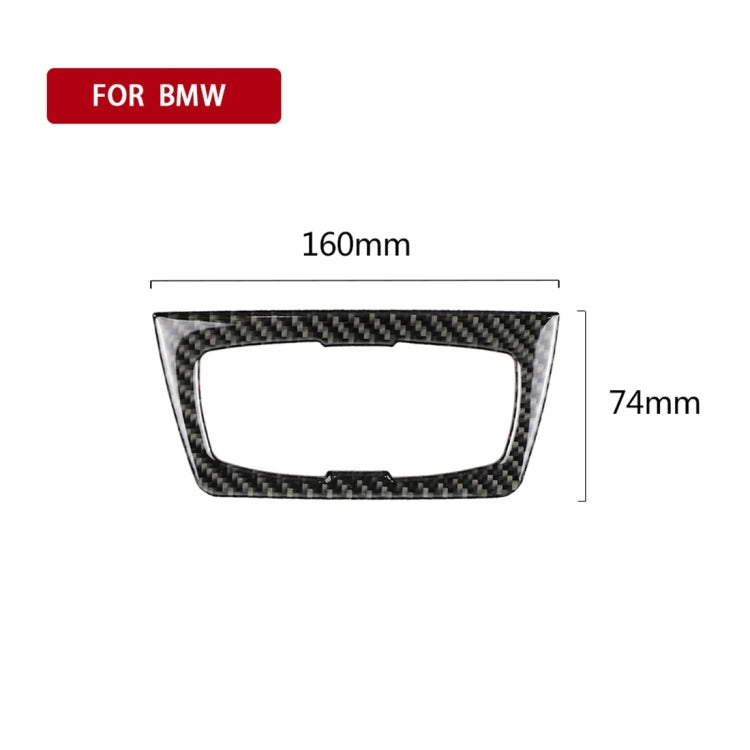 คาร์บอนไฟเบอร์รถไฟหน้าสวิทช์สติกเกอร์ตกแต่งสำหรับ BMW F30 2013-2017 / F34 2013-2017, Headlight  Switch